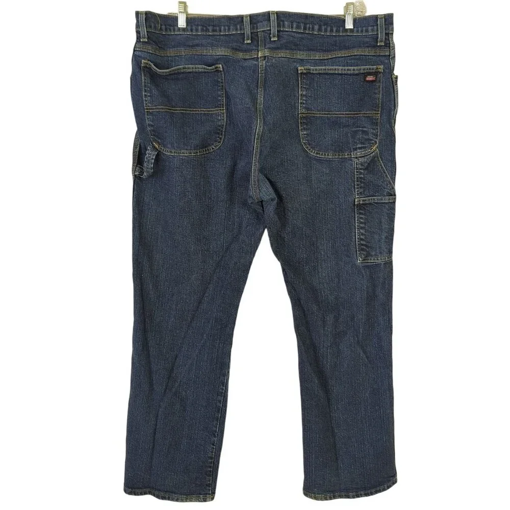 Genuine Dickies Relaxed Fit Carpenter Classic blue Jeans Mens Size 42 x‎ 32
